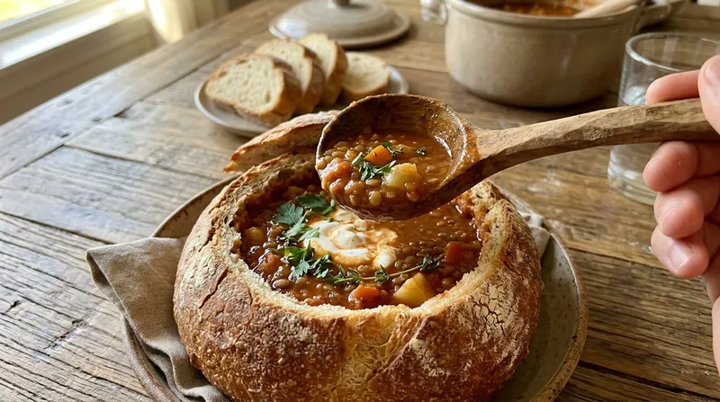 Bread lagarde for thick soups